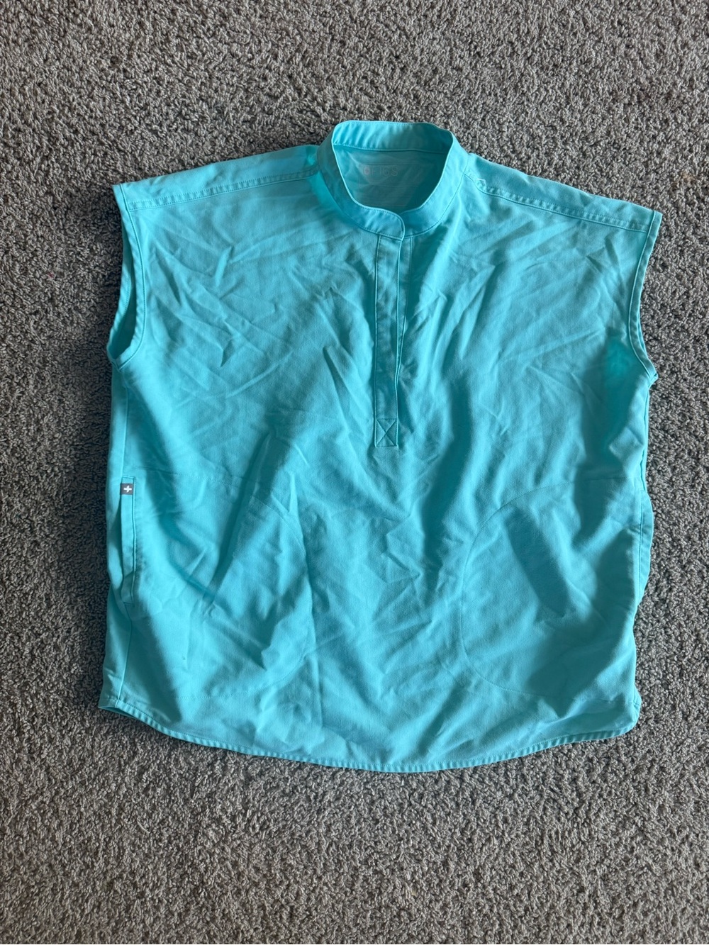 Figs Rafaela Top Size M PO# 1764 fresh aqua